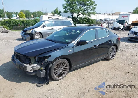 2020 Acura Ilx Premium A-Spec Packages/Technology A-Spec Packages from USA, damaged, VIN 19UDE2F89LA005760